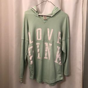 Hooded lightweight sweatshirt